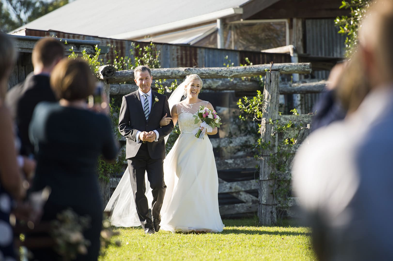 Yandina Station Experience walking down the aisle