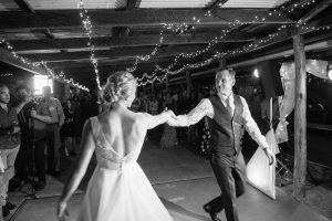 wedding couple sweet in black and white