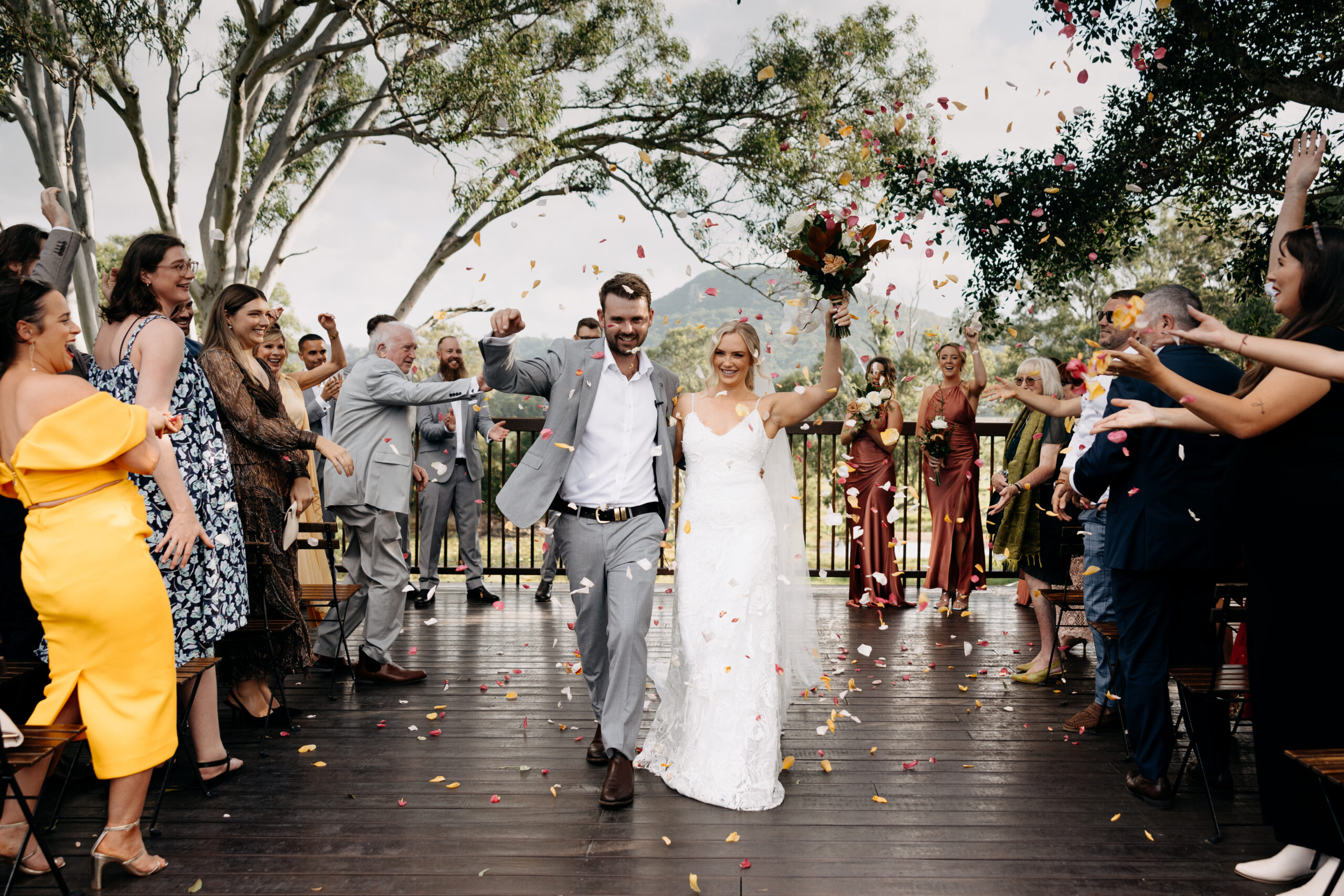 outdoor wedding ceremony