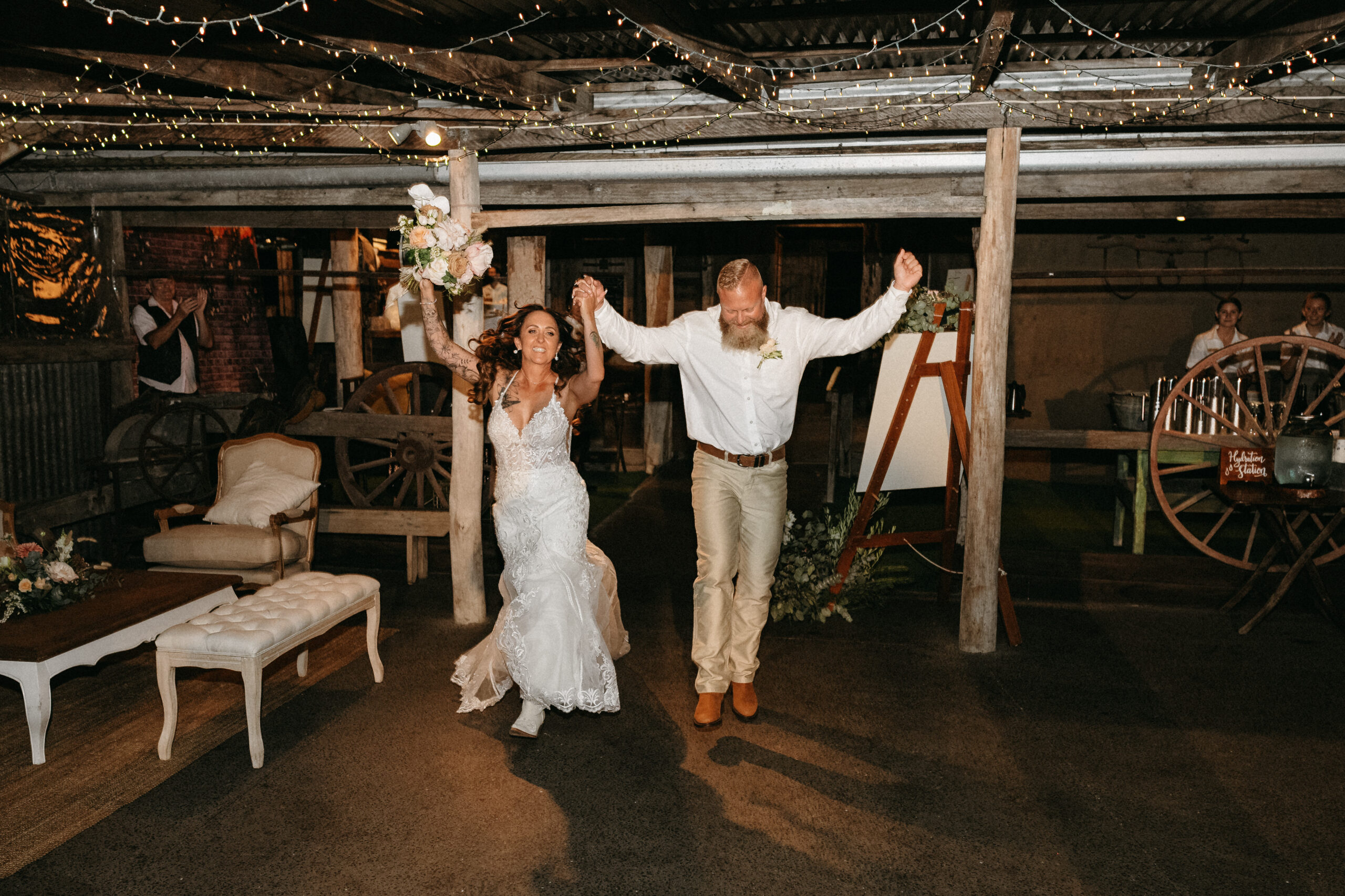 dream wedding entrance, sisters win, ads,