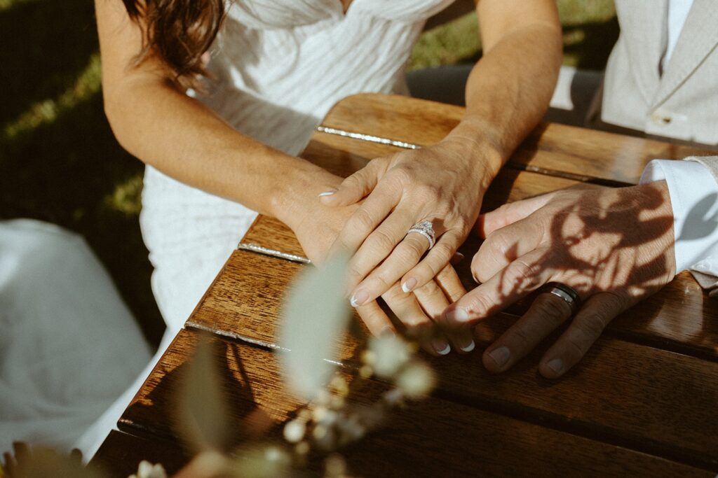 rustic wedding venue and wedding day